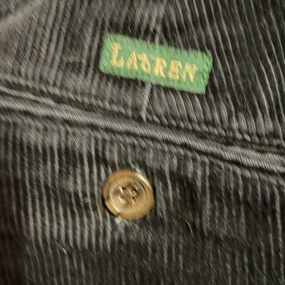 Lauren  Dark Navy Corduroy Slacks Slacks 36” waist 30” inseam. - Picture 3 of 7